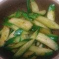 recoreco's cooksnap of when they made かんたん☆きゅうりの中華風炒め.