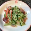 tikariri's cooksnap of when they made 簡単♪ハムとキュウリの簡単サラダ.
