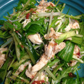 せいくんかーちゃん's cooksnap of when they made ささみと水菜の梅じゃこ和え.