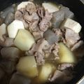 大阪のちゃーちゃん's cooksnap of when they made 豚肉と小芋とコンニャクの煮物.