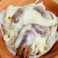 みっくママ's cooksnap of when they made ウインナーとうどんのチーマヨ焼き.