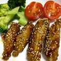 みるきぃ～2's cooksnap of when they made 簡単！とり手羽先の甘辛・唐揚げフライパン.