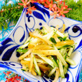 makichihua's cooksnap of when they made すぐつまみ　きゅうりとザーサイの和え物.
