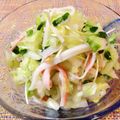 ドラちゃん♪'s cooksnap of when they made 簡単♪たっぷりキャベツとカニカマのサラダ.