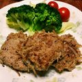 考える羊ちゃん☆'s cooksnap of when they made もやしハンバーグ.