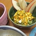 ゆけり３兄弟's cooksnap of when they made 煮物で簡単リメイク♬　カボタマサラダ♡.