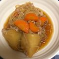 クックZM6ONA☆'s cooksnap of when they made めんつゆで簡単肉じゃが.