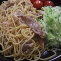 妙香ママ's cooksnap of when they made 春キャベツで豚生姜焼パスタ.