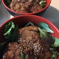 Yokchina's cooksnap of when they made 大豆ミートで照り焼き丼.