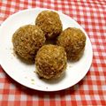 しーも♪'s cooksnap of when they made パン粉を炒めて揚げない★カボチャコロッケ.