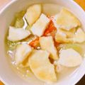 バーチャル限界集落's cooksnap of when they made 塩せんべいで!!おこげ風スープ.