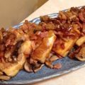 canadawhistler's cooksnap of when they made バター香る♪ベーコン餡の豆腐ステーキ.