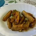 クックMUEI48☆'s cooksnap of when they made 食物繊維たっぷり！ゴボウと水菜の肉巻き.