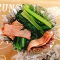 きなりん＊'s cooksnap of when they made 冷凍保存☆小松菜ベーコンの大蒜醤油炒め♪.