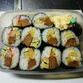モコ119's cooksnap of when they made 節約なのに豪華！？ハンバーグ太巻き★.