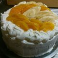 yosinyari's cooksnap of when they made 基本のスポンジケーキ&デコレーション.