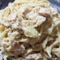 空之介's cooksnap of when they made 卵を使わない★コクうまカルボナーラ風.