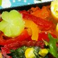 ミツバチまあや's cooksnap of when they made レンジで簡単☆パプリカごま和え.