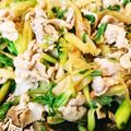 ごんキッチン's cooksnap of when they made 我が家の定番「豚セロ」豚肉とセロリの炒め.