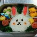 ぱんぽん's cooksnap of when they made ウサギさん弁当（キャラ弁）.