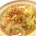 papikun's cooksnap of when they made 白菜と揚げの煮浸し！.