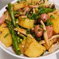 ナスピヨ's cooksnap of when they made 新ジャガとアスパラのペペロンチーノ.