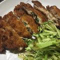 Monica062's cooksnap of when they made 【簡単】豚肉のミルフィーユチーズカツ！.