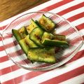 ゆうかʕ•ᴥ•ʔ's cooksnap of when they made 豆板醤でピリ辛☆きゅうりのおつまみ.