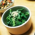 ハチワレねこ's cooksnap of when they made シャキシャキ美味♥春菊の胡麻酢和え.