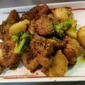 さくたぼ。's cooksnap of when they made 鶏ももとじゃがいものハニーマスタード炒め.