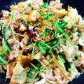 Cook★Robin's cooksnap of when they made 豆苗としめじと豚バラの炒めもの.