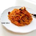 ねっちゃんっ's cooksnap of when they made *ツナとベーコンしめじのトマトパスタ*.