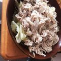 ゆきちょりん's cooksnap of when they made 茹でキャベツもやし豚こまのヘルシーサラダ.