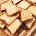 もんたぽんた's cooksnap of when they made ミニ食パンでサクサクなラスク♪.