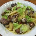 逆さナマズ's cooksnap of when they made 簡単☆しめじとキャベツのボンゴレ.