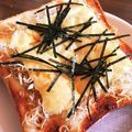 人生の初心者's cooksnap of when they made 旨っ♪海苔とチーズとしらすのサンドイッチ.