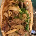 jagamaru's cooksnap of when they made キノコ入り和風豚丼（一人前）.