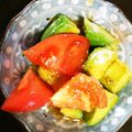 ばななあいすたべたい's cooksnap of when they made アボカドとトマトのサラダ.