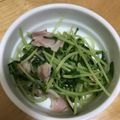 ぽちっどら's cooksnap of when they made 豆苗とベーコン炒め.
