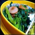 麻's cooksnap of when they made ノンオイルな☆ほうれん草炒め.