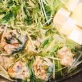 愛健家's cooksnap of when they made 水菜と鶏つくねの豆腐鍋.