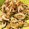 Mayumi731's cooksnap of when they made ねぎとちくわのごま油炒め.