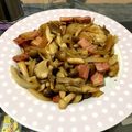 かずまーる's cooksnap of when they made バター醤油のしめじベーコン.