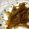 はるかるび's cooksnap of when they made カリカリじゃことうどの皮のきんぴら.