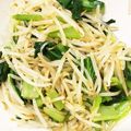 dolcektra's cooksnap of when they made レンジで簡単。もやしと小松菜のナムル和え.