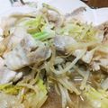 新米みおたす's cooksnap of when they made もやしで簡単カサ増し♡豚バラ白菜鍋.