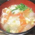 卵せんべい's cooksnap of when they made 温かレタスのたまごスープ。.