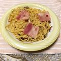 aniizuma's cooksnap of when they made ★単身赴任専用★生ハム晩酌バターパスタ.