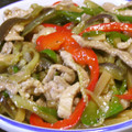Rick_t's cooksnap of when they made しゃぶしゃぶ用豚と茄子を使った青椒肉絲.