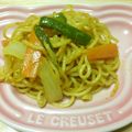 Y✿えくぼ飯's cooksnap of when they made カレー焼きそば・保育園給食.